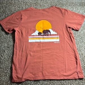 Ivory Ella rust colored tee- Size Medium